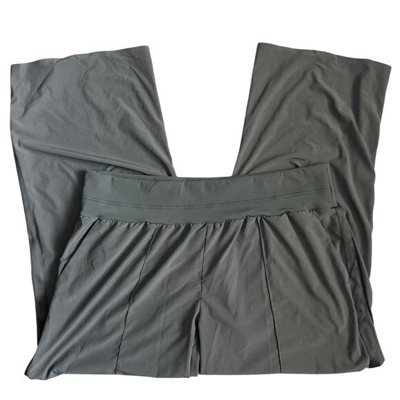 Athleta Plus Nolita Wide Leg City Pants Mountain Olive Size 20 - Picture 6 of 10